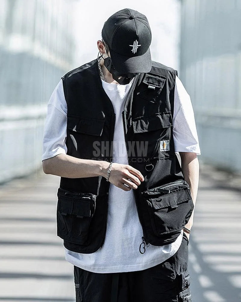 Cargo Vest Black