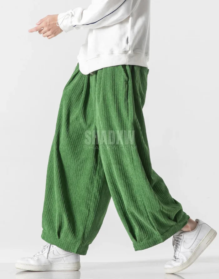 Corduroy Hakama Pants