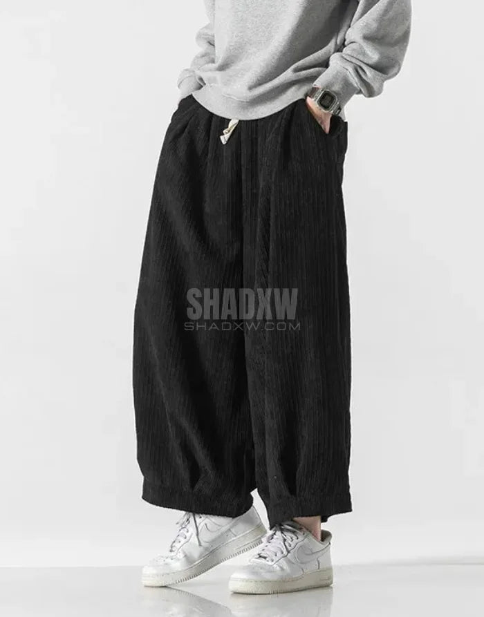 Corduroy Hakama Pants