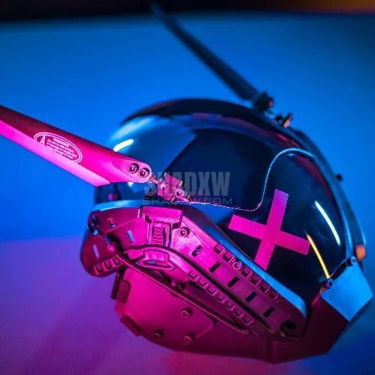 Cyberpunk Helmet Cross