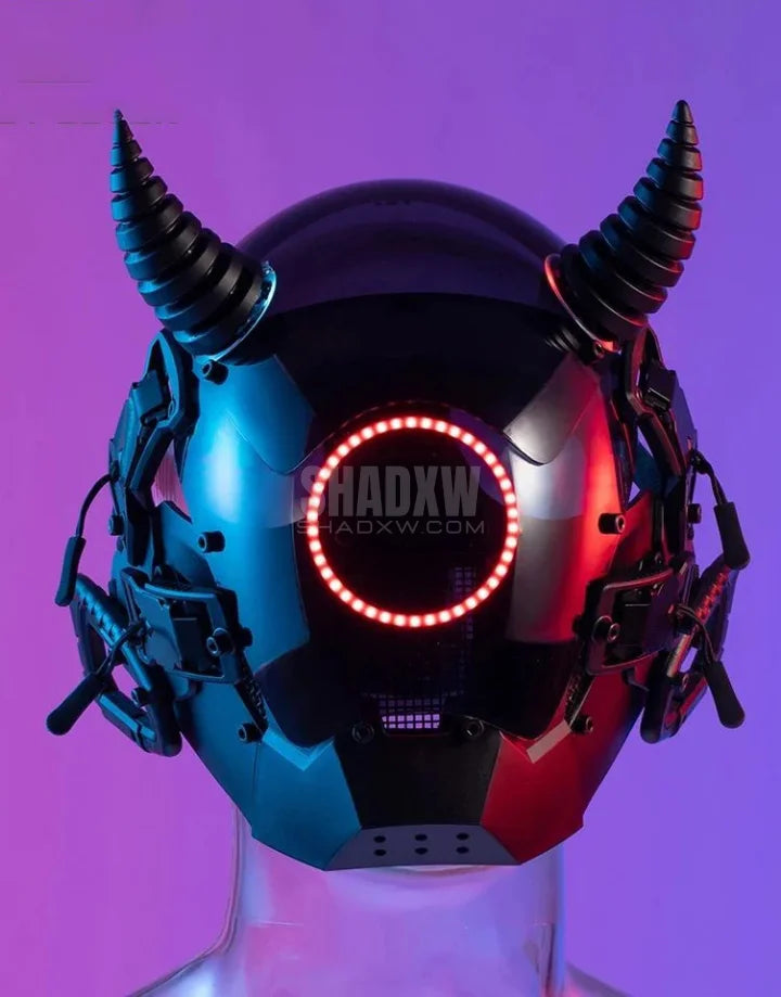 Cyberpunk Demon Mask