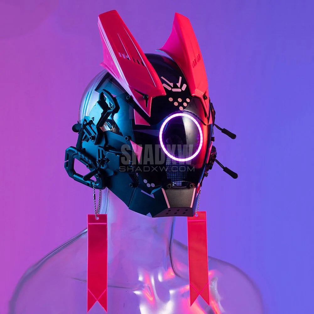 Cyberpunk Helmet Pink