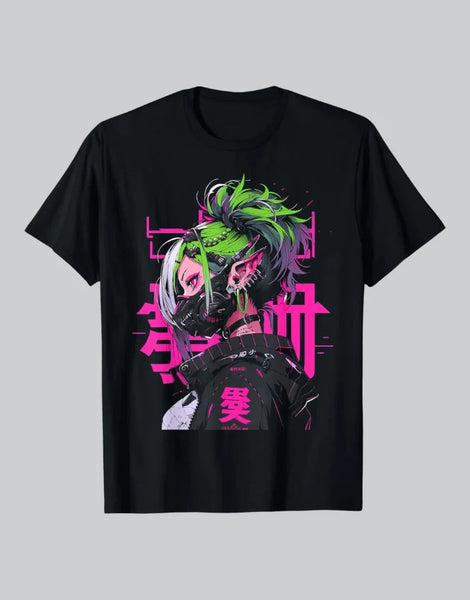 【MYne】CYBER PUNK WORK SHIRT/G03SH121 cyberpunk-manga-shirt-techwear