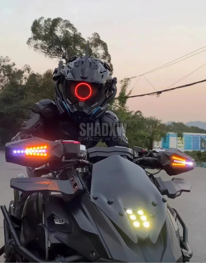 Cyberpunk Motorcycle Helmet