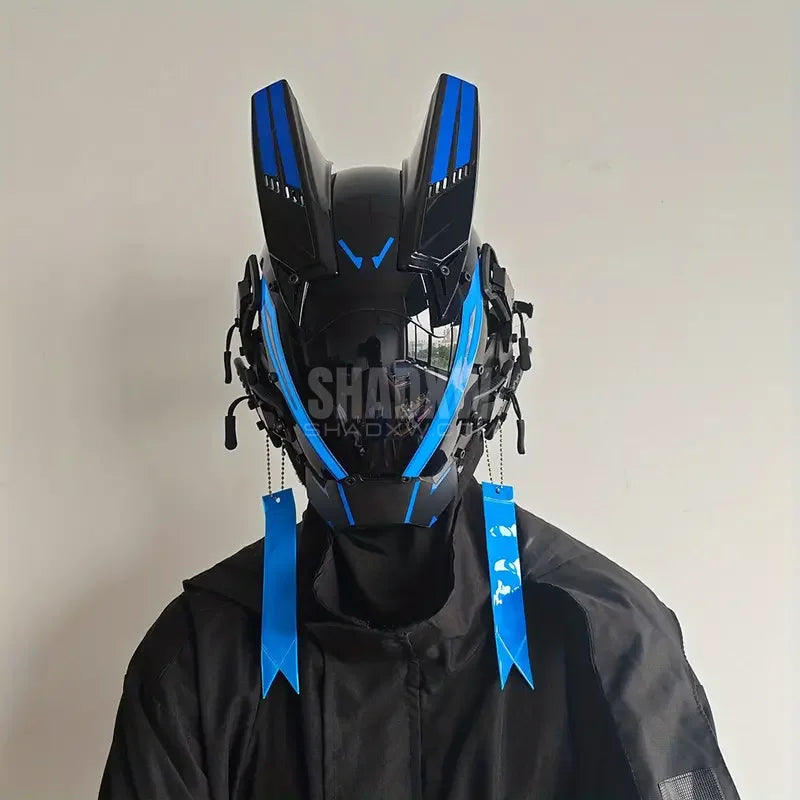 Cyborg Cyberpunk Helmet