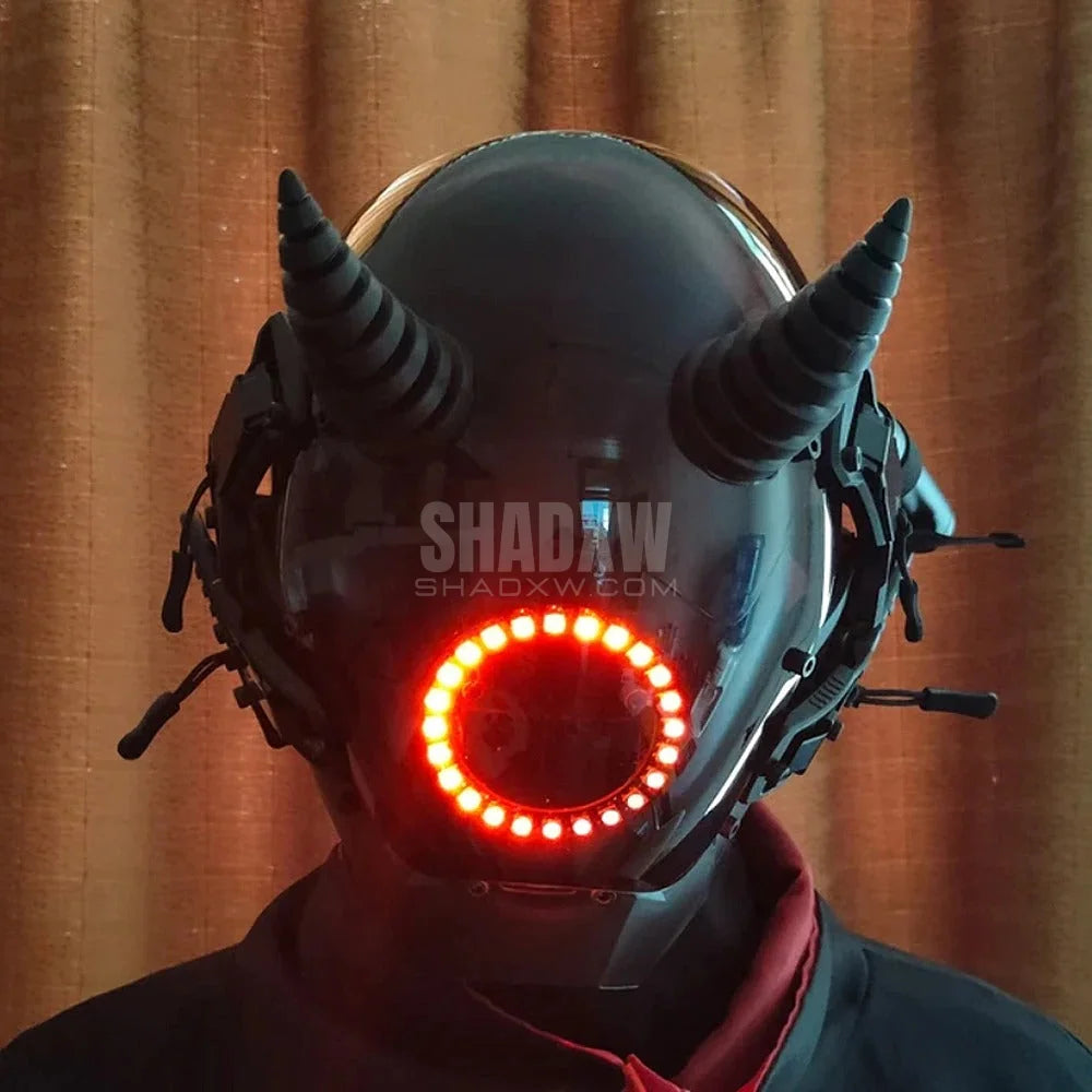 Devil Cyberpunk Helmet