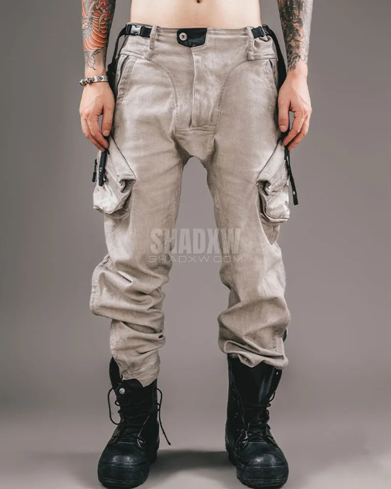 Distressed Cargo Pants