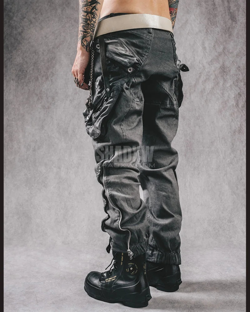 Distressed Cargo Pants