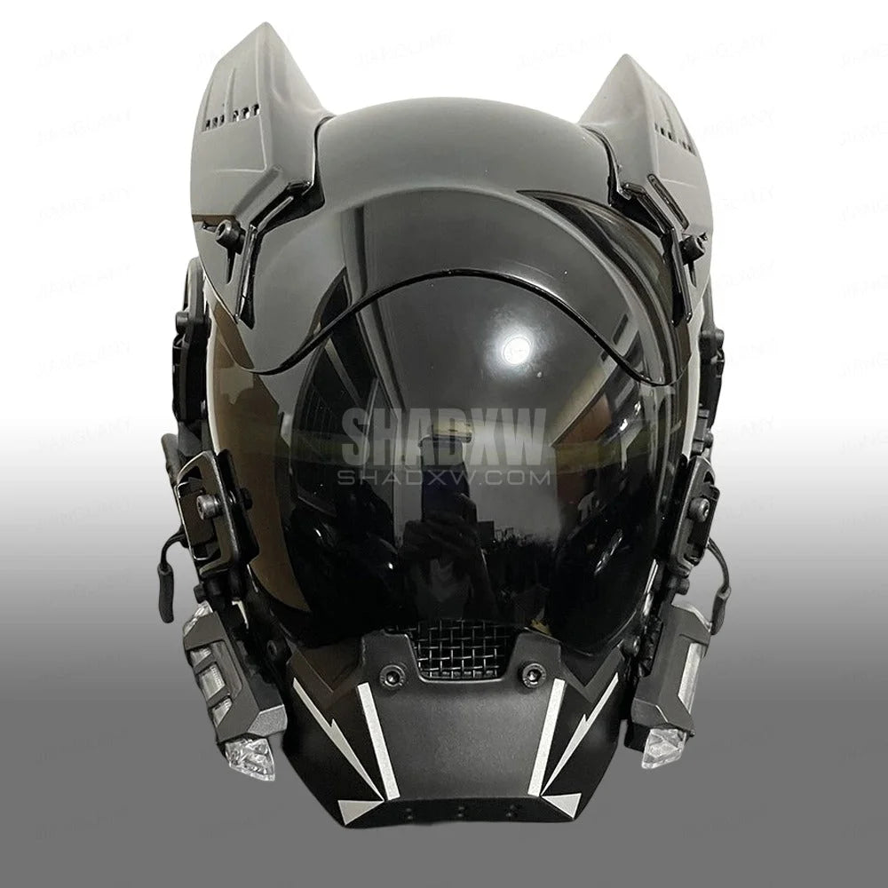 Futuristic Cyberpunk Helmet