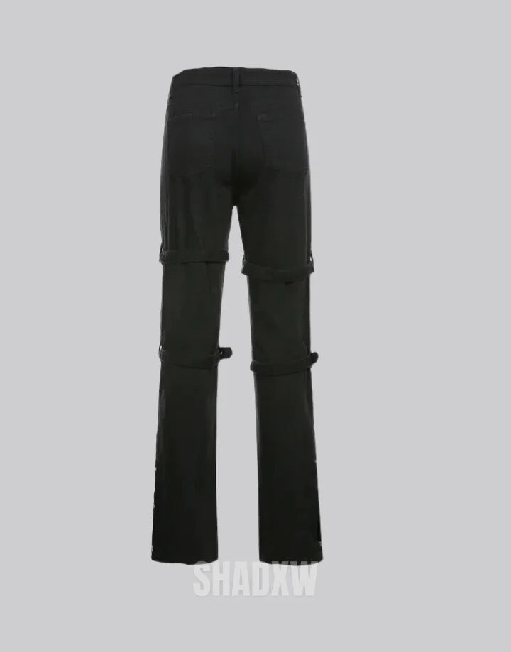 Goth Cargo Pants Womens