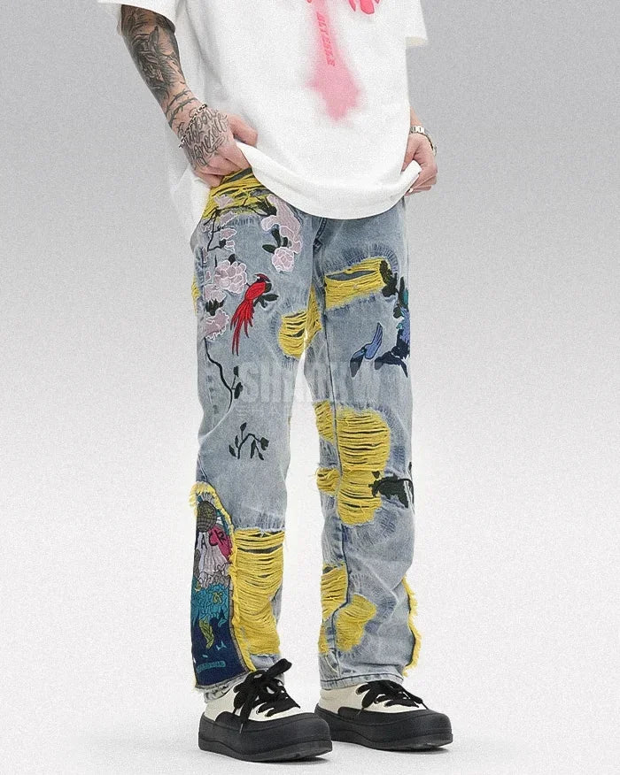 Graphic Y2K Jeans