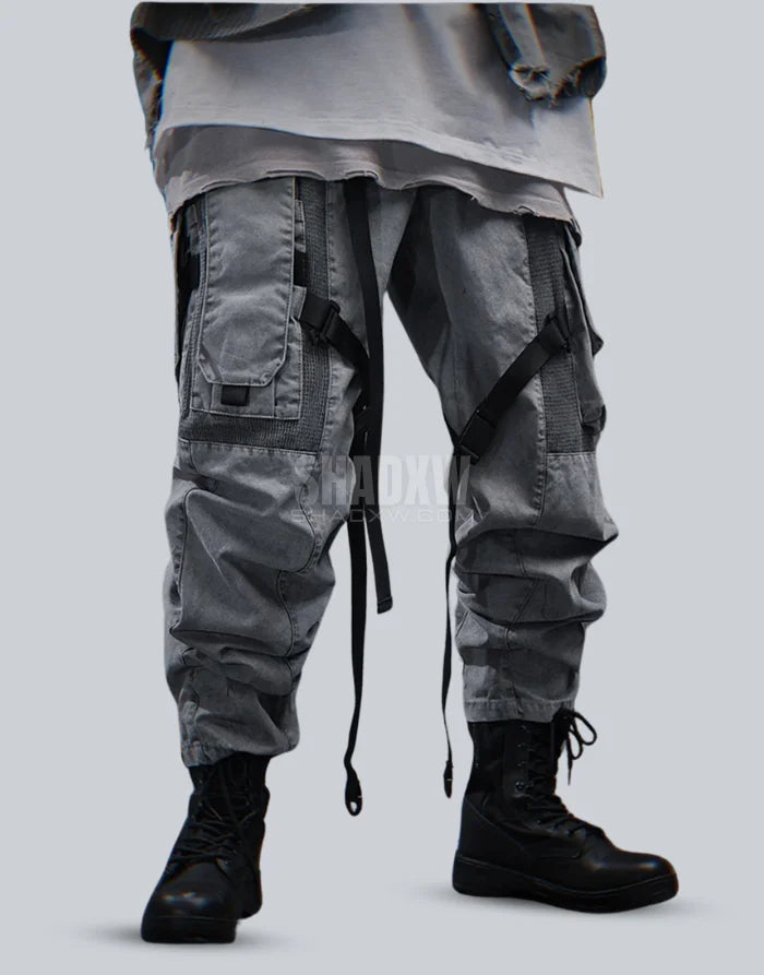 Grey Cargo Pants