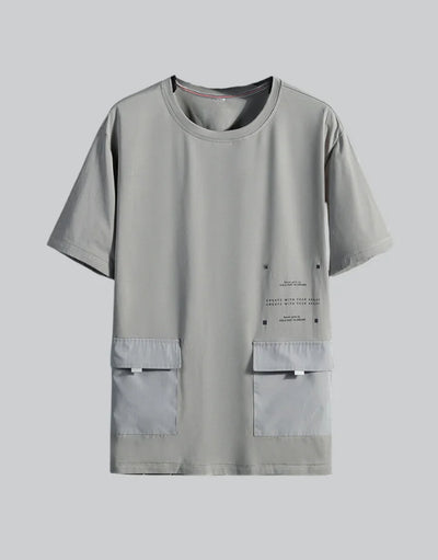Grey cargo shirt