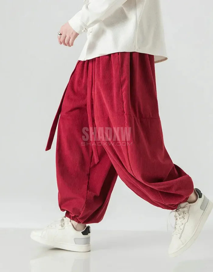 Hakama Pants with Ribbons