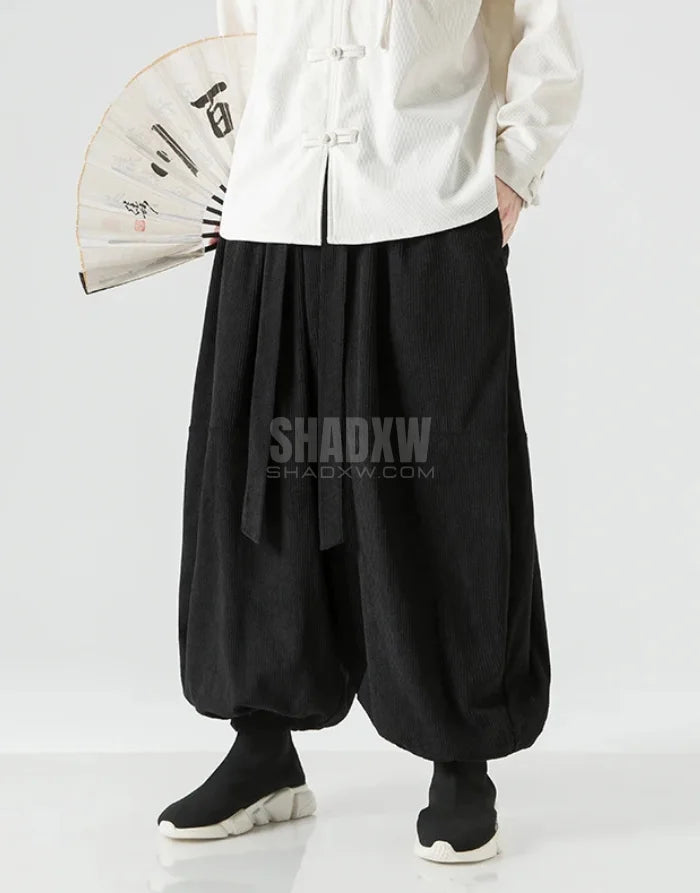 Hakama Pants with Ribbons