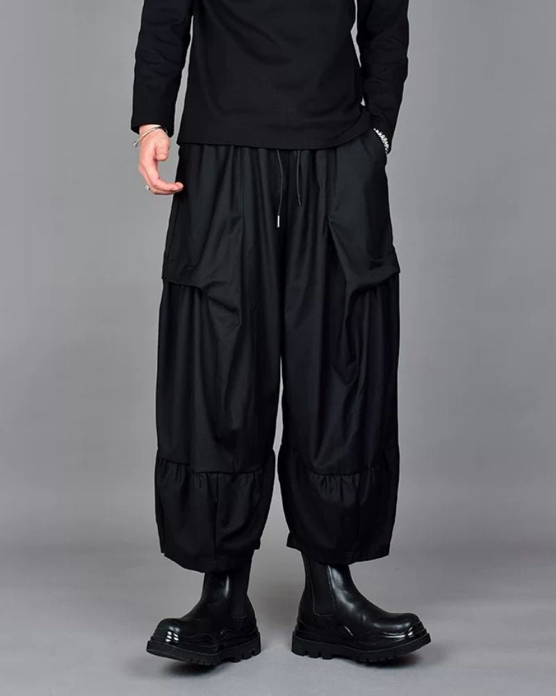 Japanese Wide Leg Pants Mens