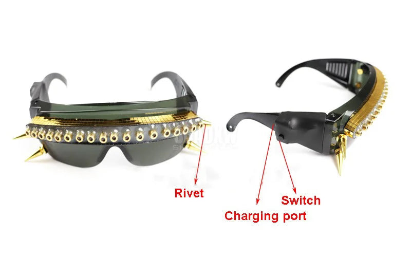 Cyberpunk Style Glasses