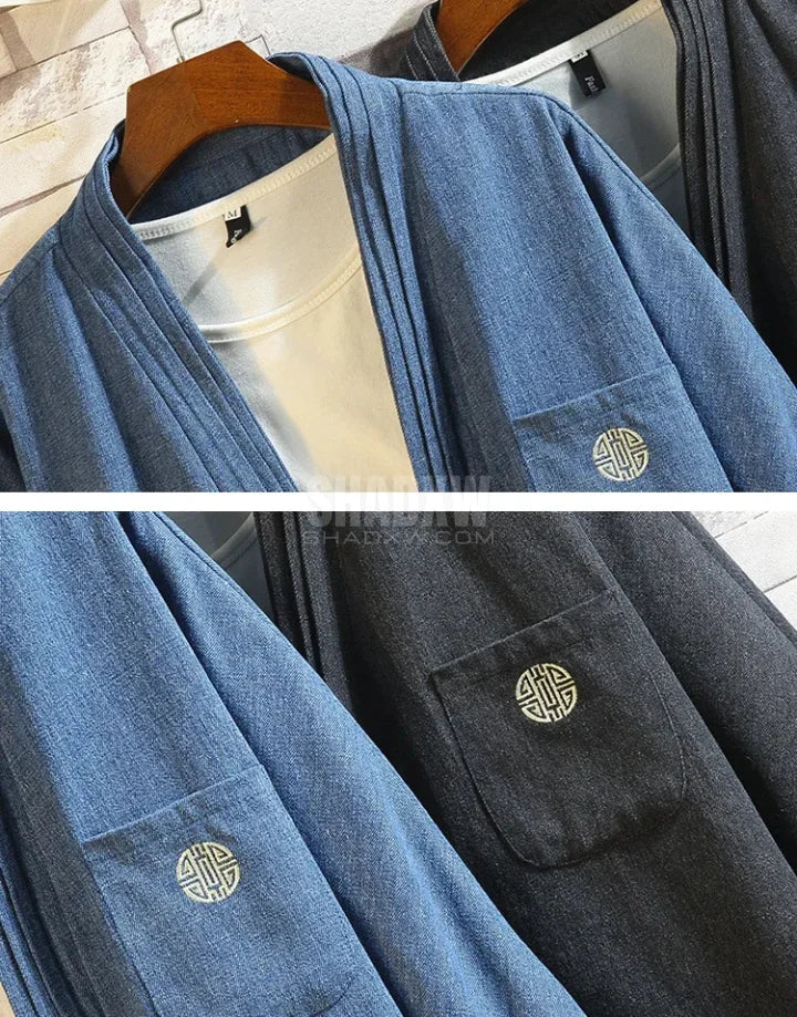 Men’s Denim Kimono