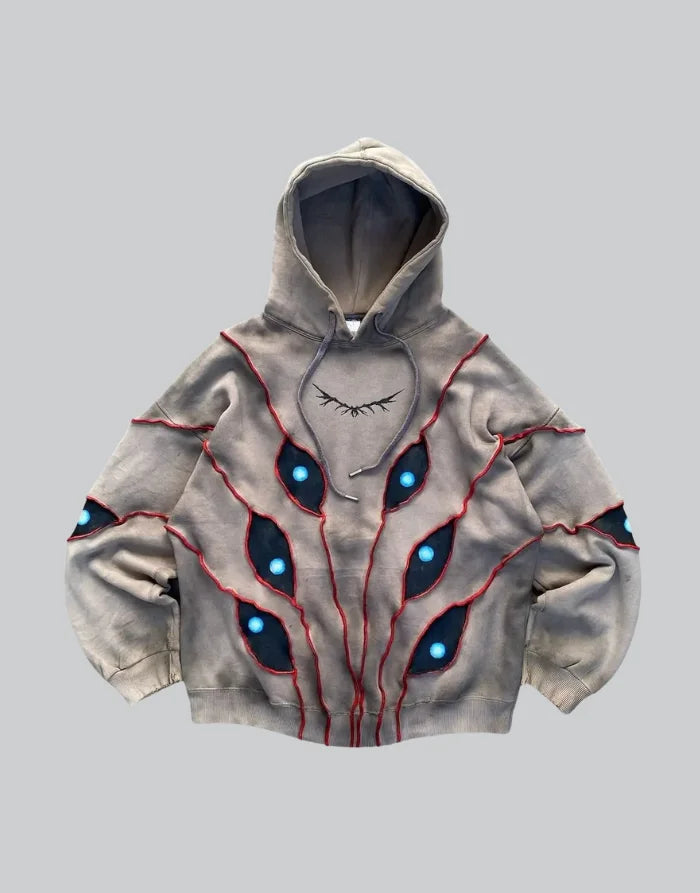 Patchwork Eye Hoodie