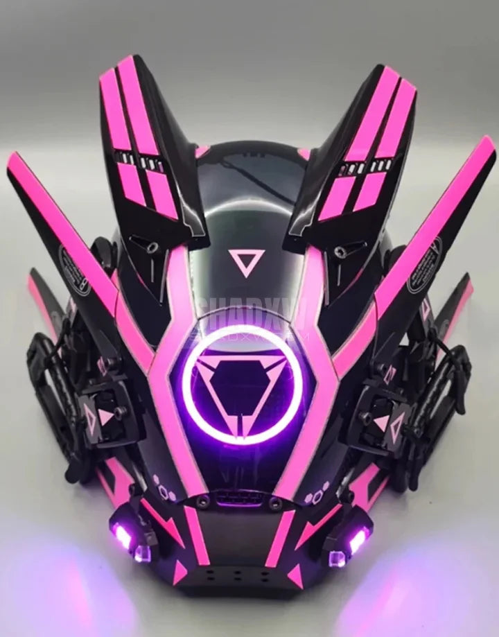 Pink Cyberpunk Mask