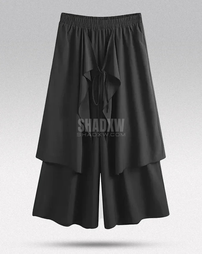 パンツ NOT CONVENTIONAL tuck pleats hakama pant Pleated Hakama Pants | Techwear