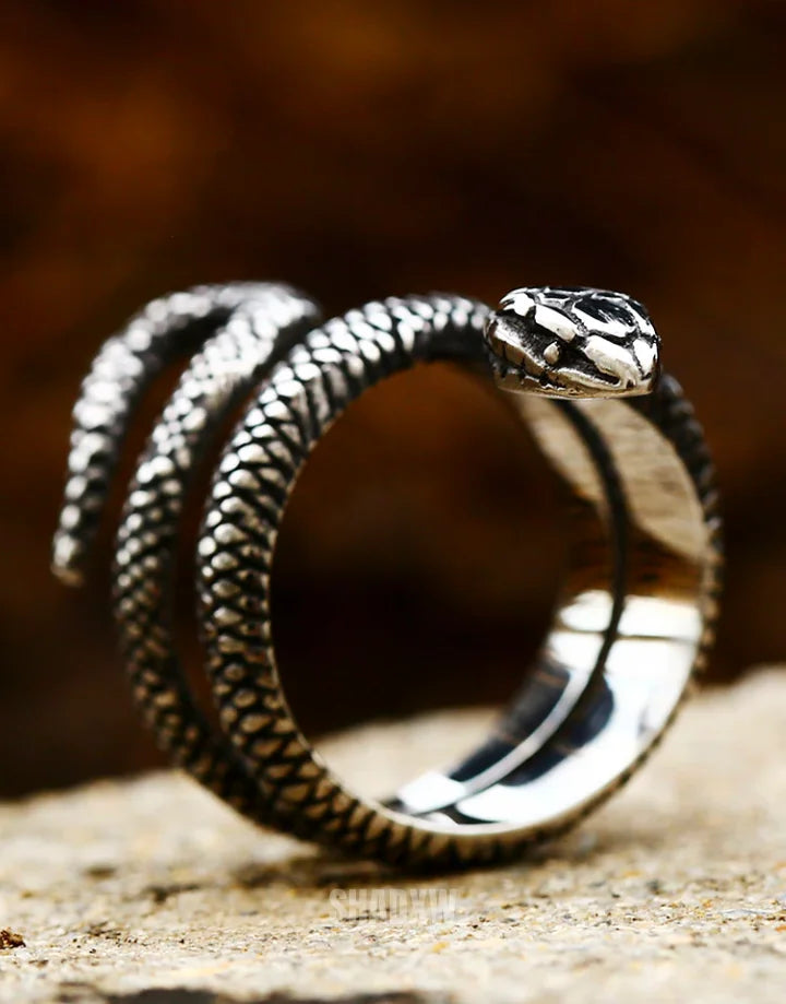 Silver Snake Ring