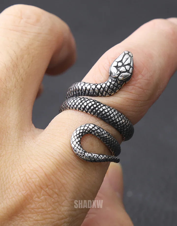 Silver Snake Ring