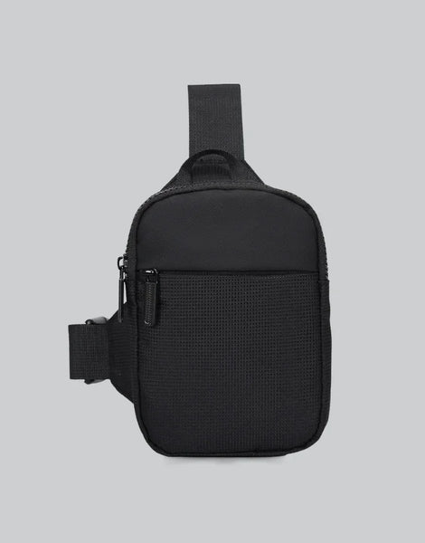 Small black flap bag