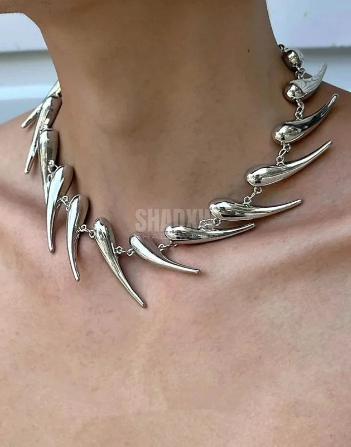 Spiked Choker Necklace