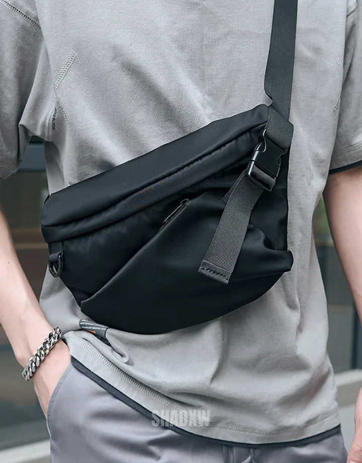 Men Chest Sling Crossbody Bag Hip-Hop Streetwear Waist Bags Adjustable New  Acces | eBay