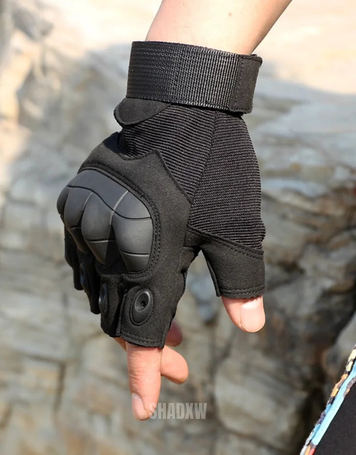 Tactical Fingerless Gloves Techwear
