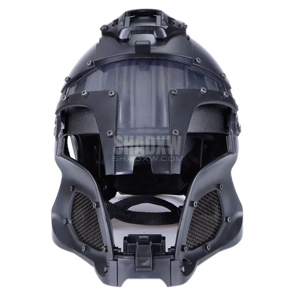 Police Cyberpunk Helmet