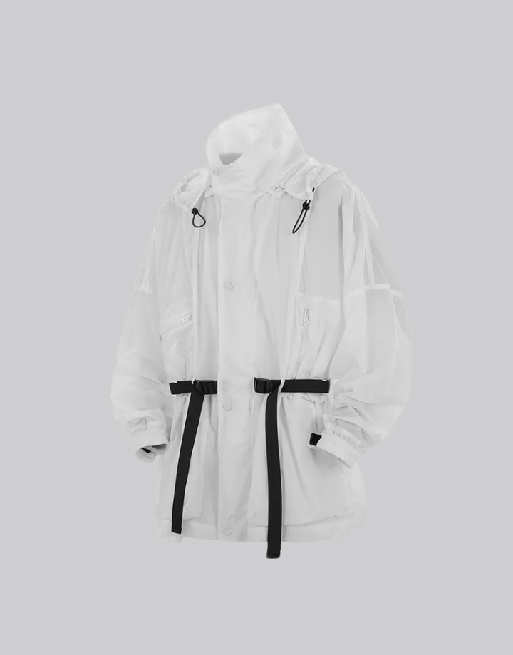 white streetwear jacket