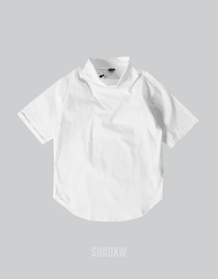 White Turtleneck T Shirt