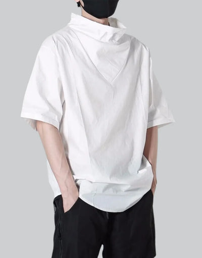 White Turtleneck T Shirt