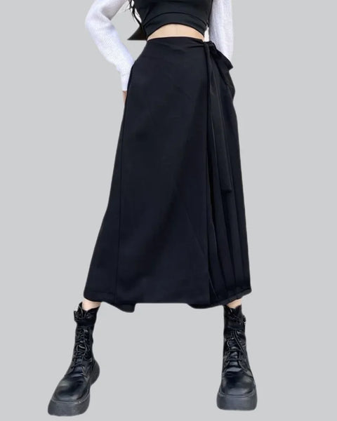 個人装備 flare skirt pants Wide Leg Skirt Pants | Techwear