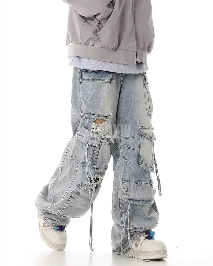 00s shellac 迷彩 cargo gimmick pants y2k Y2K Baggy Pants | Techwear