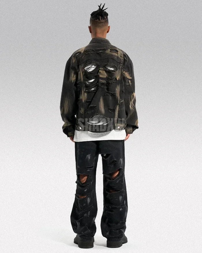 Y2K Black Cuffed Jeans