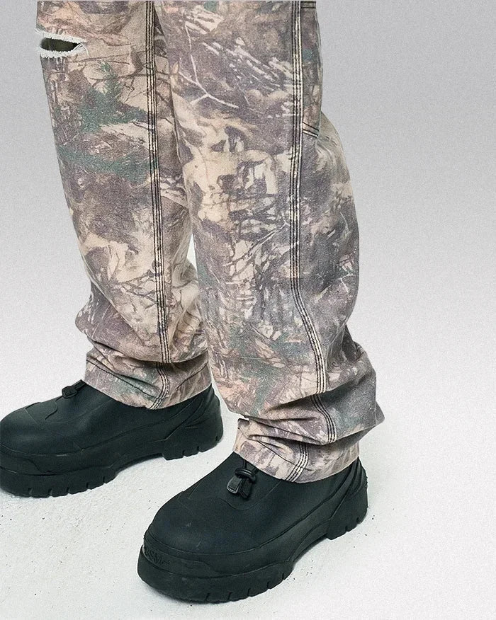 Y2K Camo Print Jeans