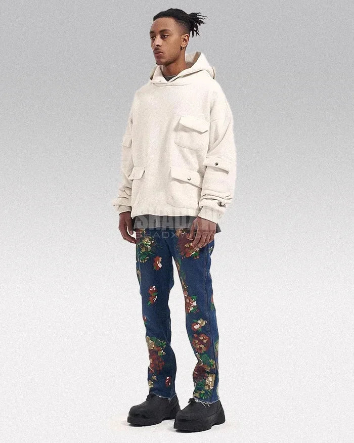 Y2K Floral Jeans