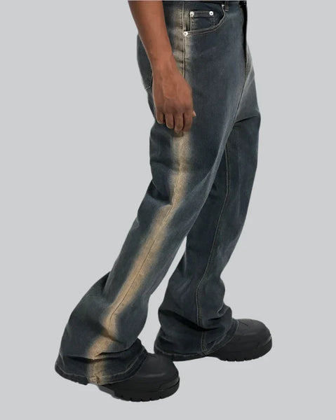Knuth Marf bell bottom denim pantsインディゴ bell bottom denim pants(unisex)/indigo | KNUTH MARF