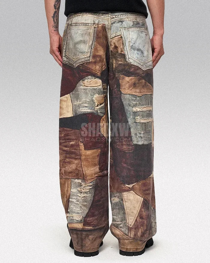 Y2K Printed Jeans