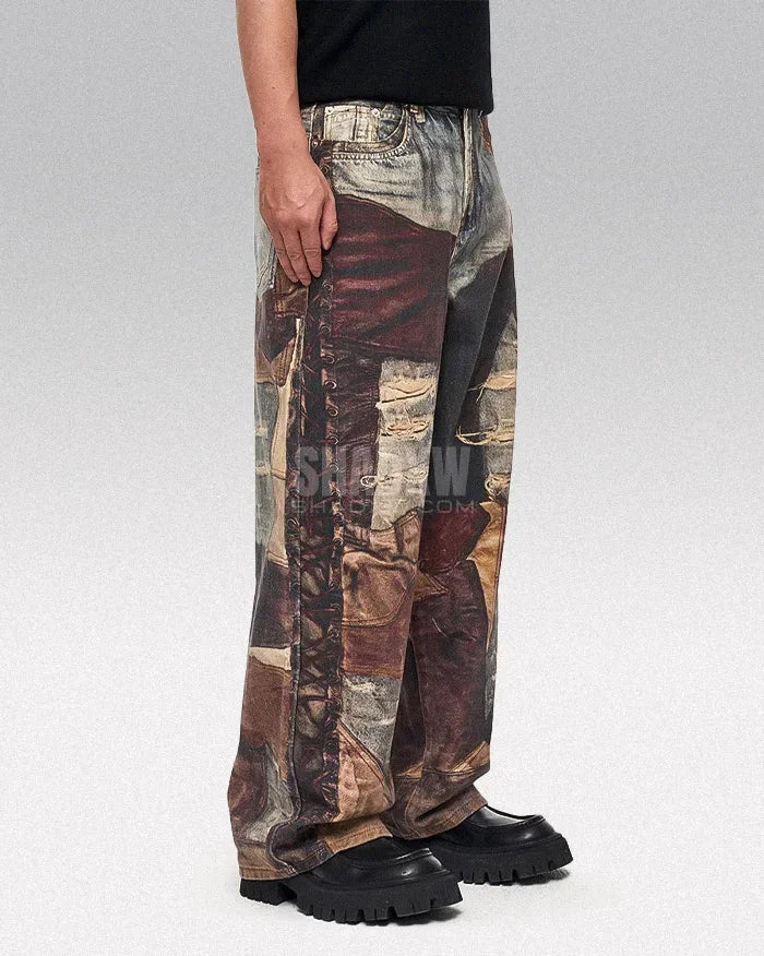 Y2K Printed Jeans