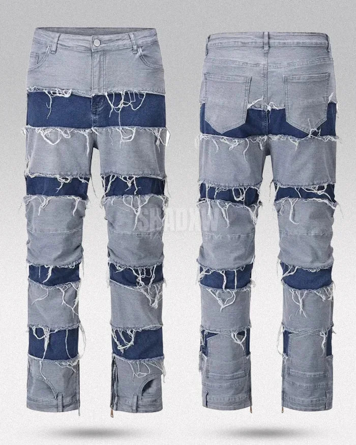 Y2K Ripped Denim Jeans