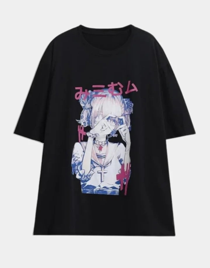 Anime girl oversized shirt