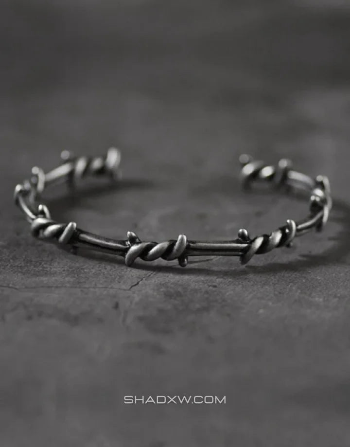 Barbed wire bangle