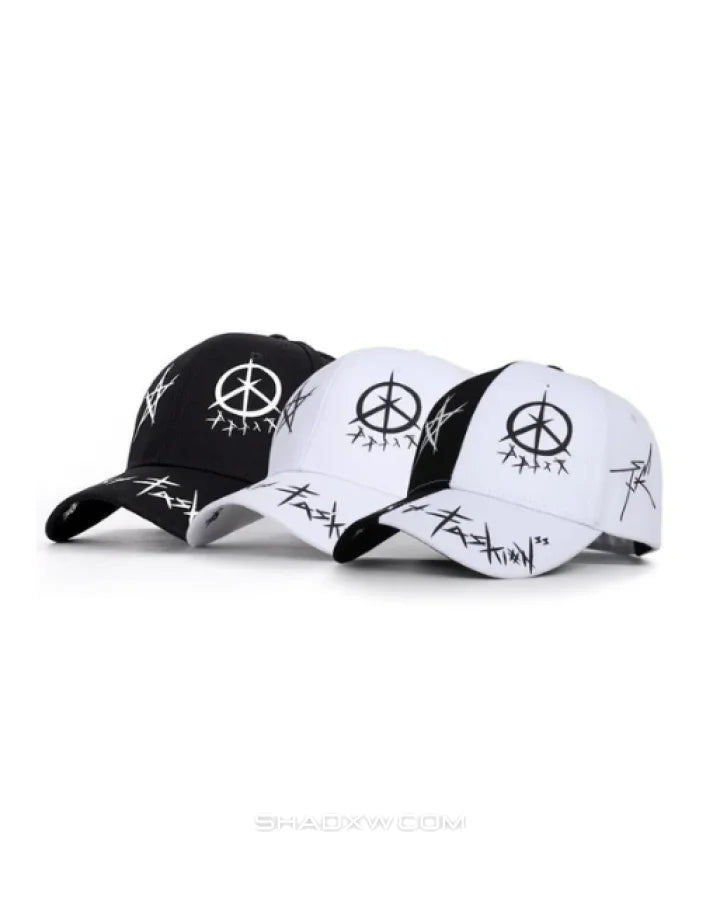 Black and White Cap