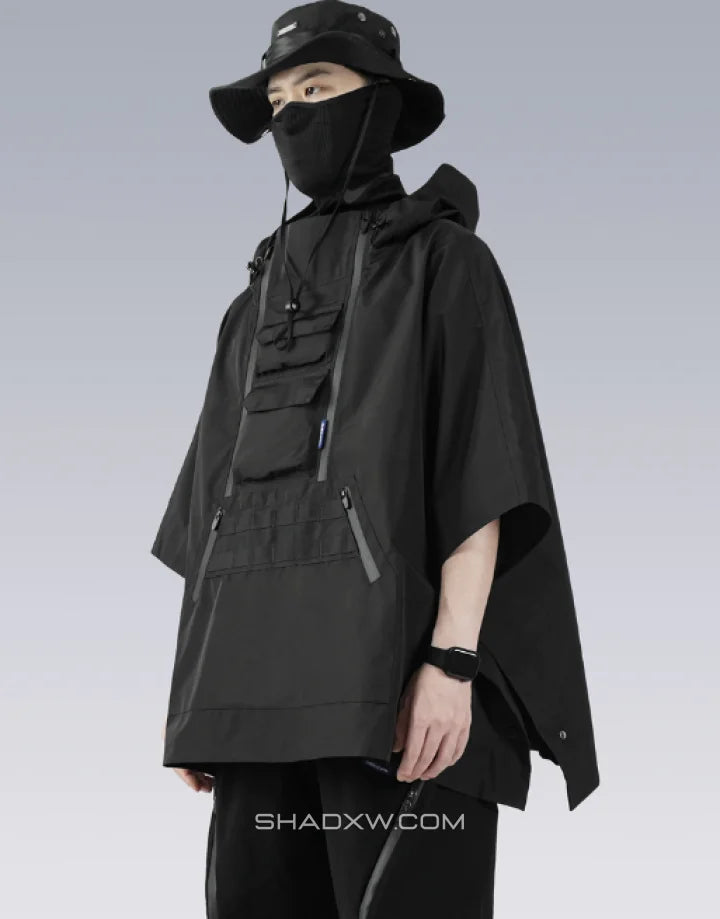 Black cape jacket