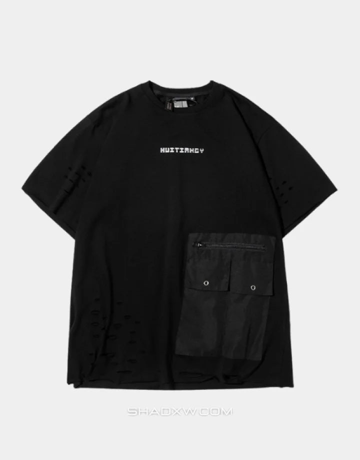 Black Shirt with Pockets