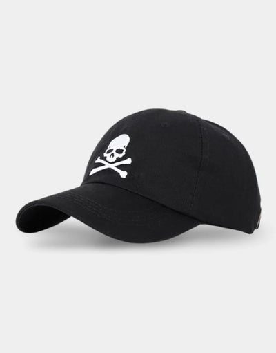 Black Skull Cap